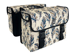 Dubbele Tas Blue Feather